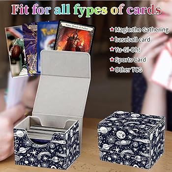 MTG 空箱 x 3、空パック x 72、空スターターBox x 12 Amazon.com: Qindaiwen Card Deck Box for MTG, Fits 100+